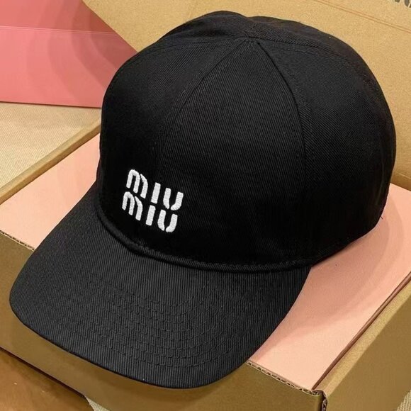 Miu Miu Accessories - Miu Miu Black Cap